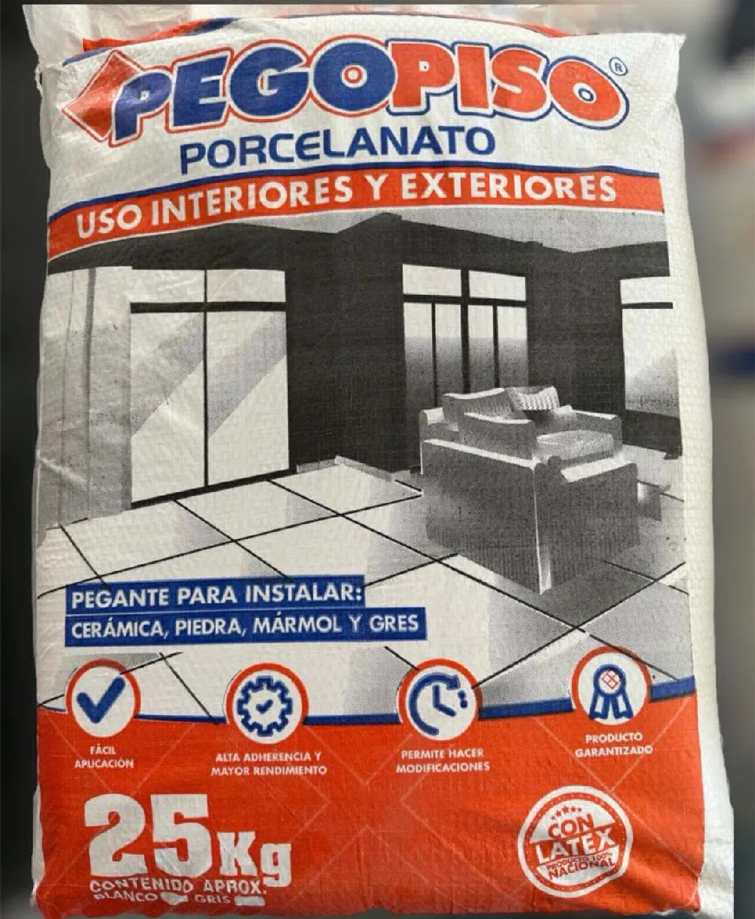 PEGO PORCELANATO 25KG