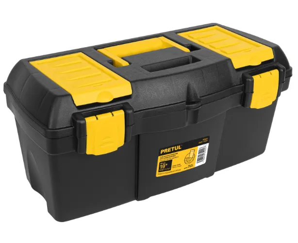 Caja para herramientas de 19" con compartimentos, PRETUL