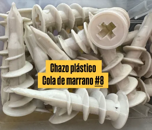 CHAZO PLASTOICO COLA DE MARRANO #8