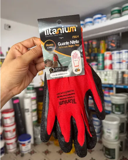 Guante TELA+GOMA