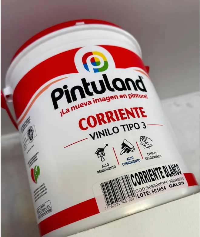 PINTULAND GALON PINTURA CORRIENTE T3 (CIELO RASO) BLANCO