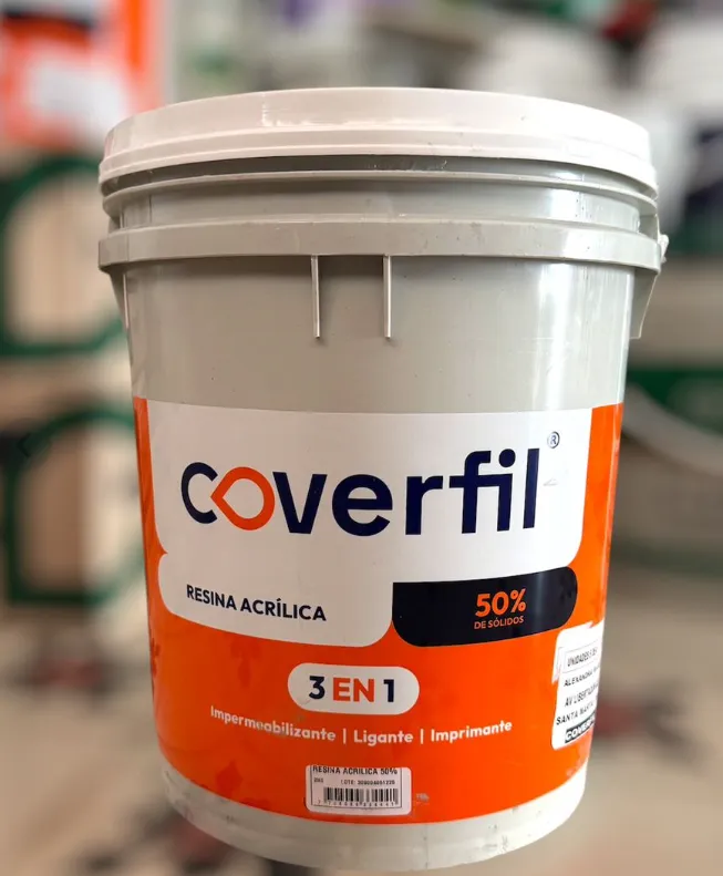 CUÑETE RESINA ACRILICA 50% COVERFIL
