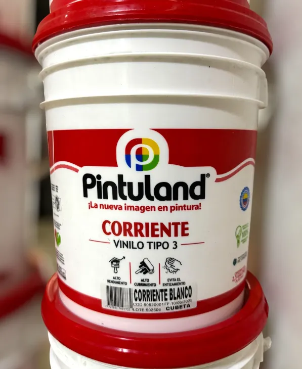 PINTULAND BALDE PINTURA CORRIENTE T3 (CIELO RASO) BLANCO