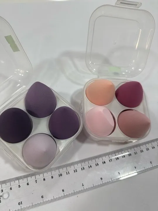 ESPONJA PARA MAQUILLAJE BEAUTY X4