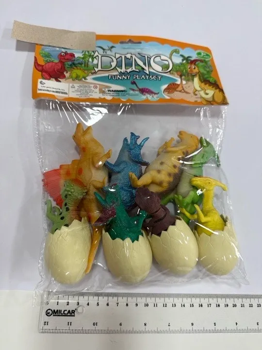 DINOSAURIO DINO FUNNY PLAYSET CON HUEVOS GRANDES