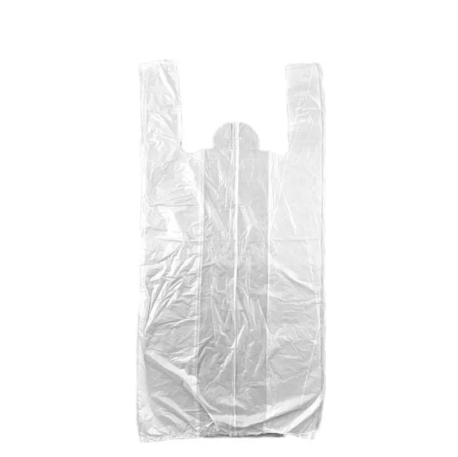 BOLSA CAMISETA 50x70 cm TRANSPARENTE x100 unidades