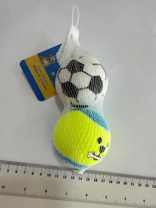 PELOTAS PARA PERRO X2
