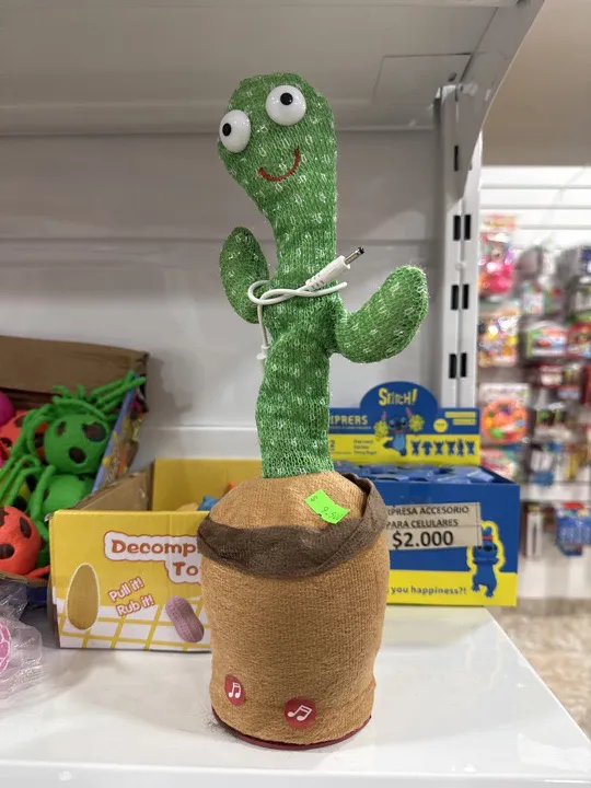 CACTUS BAILARIN CON MÚSICA (SIN ACCESORIOS PELADITO)