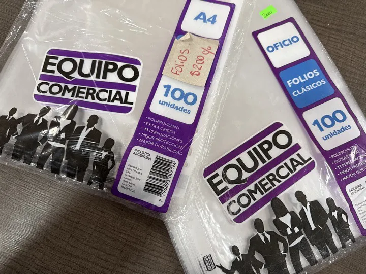 FOLIO X 1 A4 y OFICIO