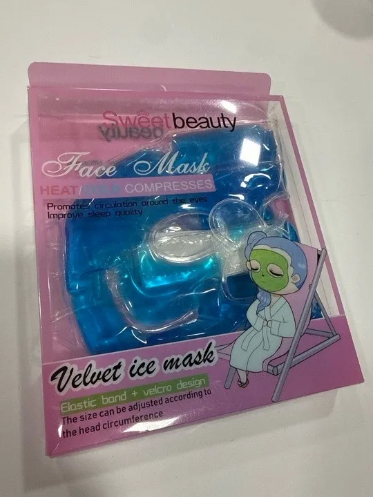 MASCARILLA EN GEL REUTILIZABLE PARA REDUCIR MIGRAÑAS DESINFLAMAR ROSÁCEA