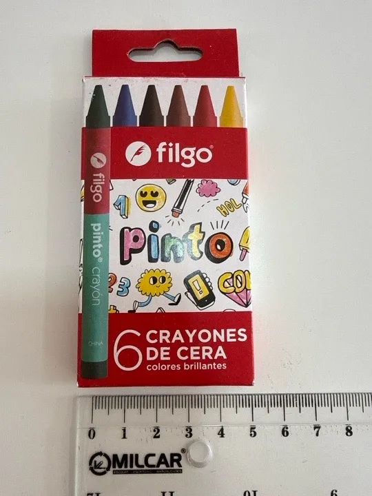 CRAYONES DE CERA X 6 FILGO