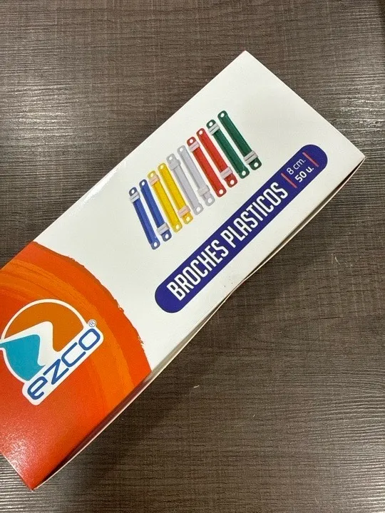 BROCHES NEPACO PLASTICO CAJA X 50 unidades