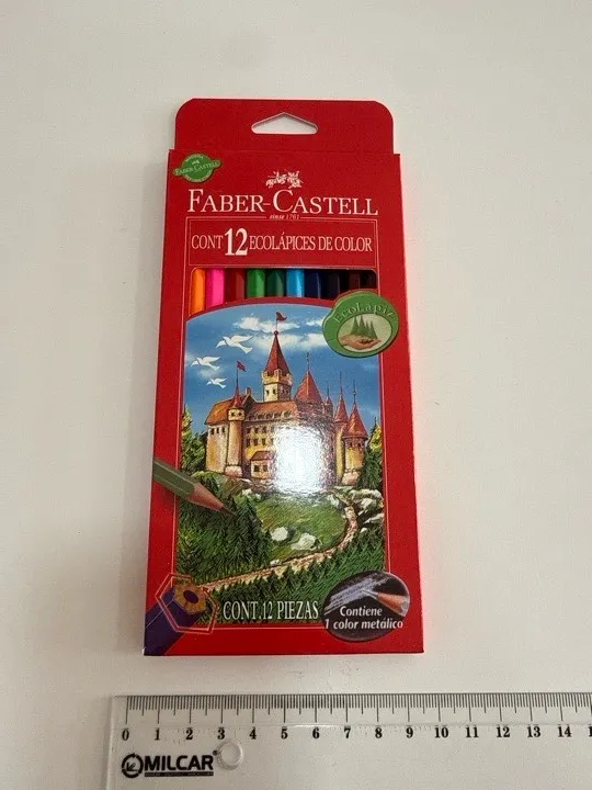 LAPICES DE COLORES FABER CASTELL X 12 COLORES