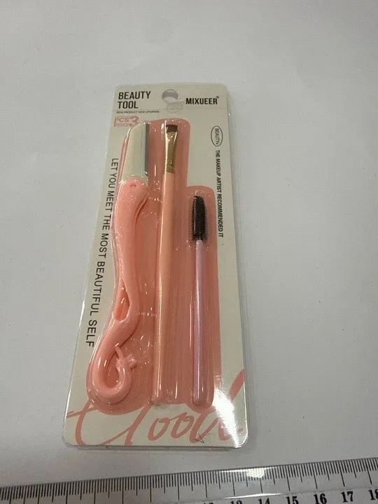 PERFILADORES DE CEJAS X3 cepillo y pincel BEAUTY TOOL