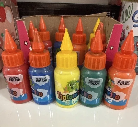 ADHESIVO CON COLOR 30GRS PLASTICOLA