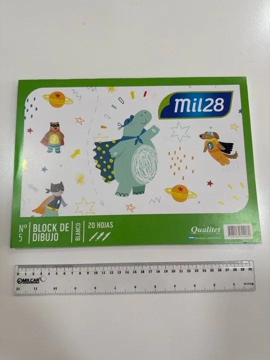 REPUESTO DE 20 HOJAS N5 Block de dibujo MIL28