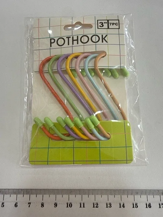 GANCHOS 3’ DE COLORES POTHOOL para colgar