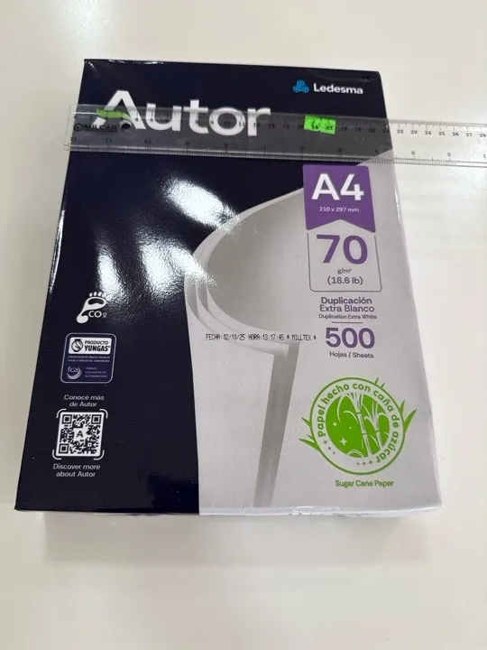 RESMA A4 AUTOR 75g Ledesma 500 hojas