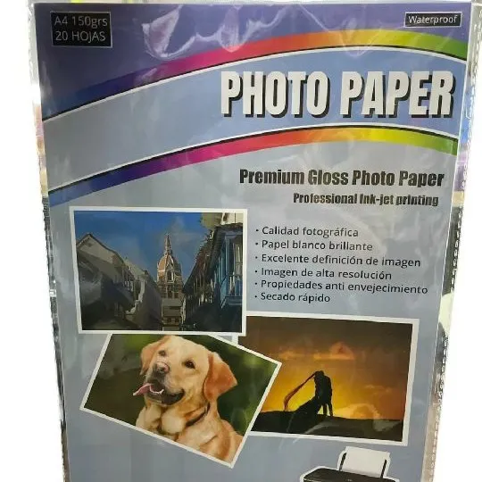 PEPEL FOTOGRAFICO X20 AUTOADHESIVO