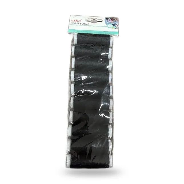 HILOS X10 unidades de 100m C/u negro