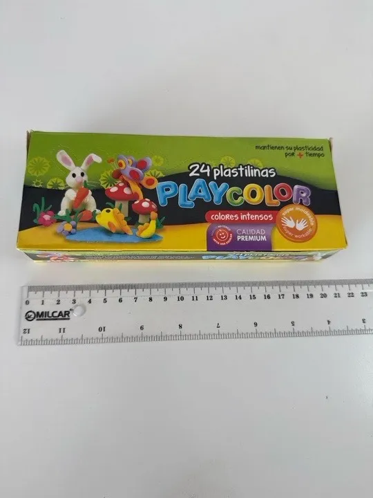 PLASTILINA X 24 COLORES SURTIDOS