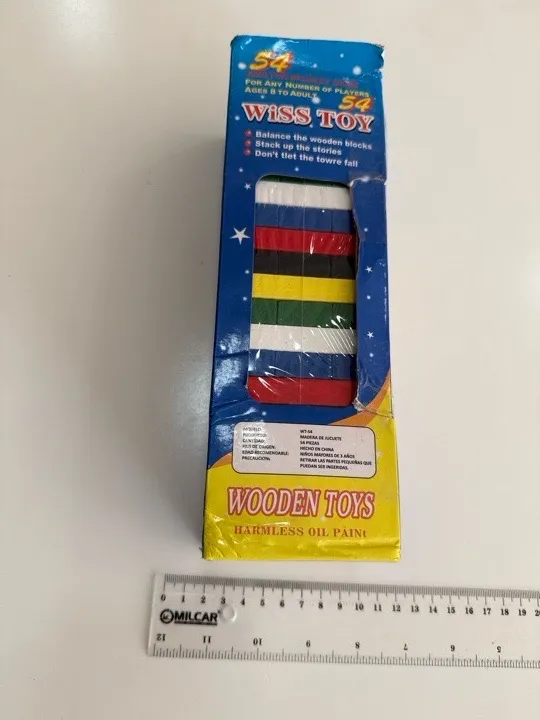 JENGA JUEGO DE MESA JUEGO DE HABILIDADES wiss toy wooden toysFÍSICA