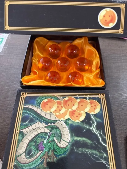 ESFERAS DRAGÓN BALL CAJA DE DECORACION
