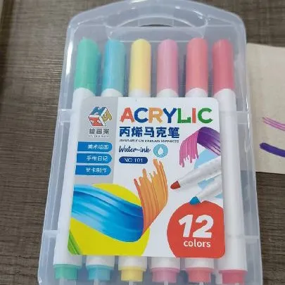 MARCADORES ACRILICOS X12