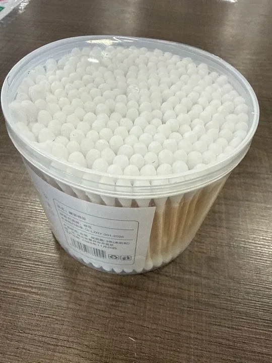 HISOPOS DE ALGODÓN DESECHABLES (aprox 300)