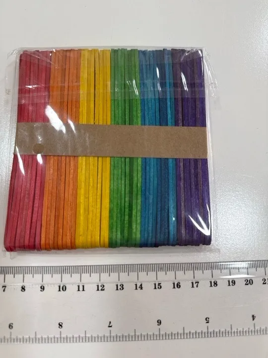 PALITOS COLORES PAQUETE X 50 unidades para maquet