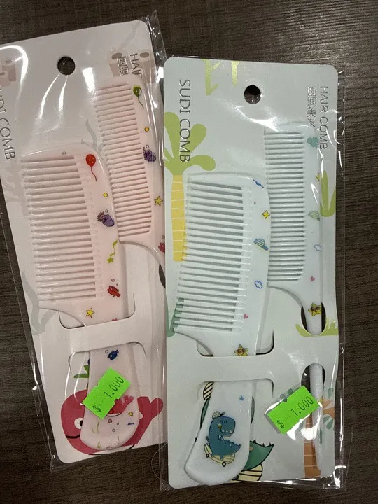 SET DE PEINE UNICORNIO Y DINO BEBE NIÑOS (no adultos)