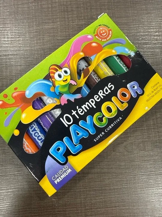 TEMPERAS X10 play color COLORES MIXTOS