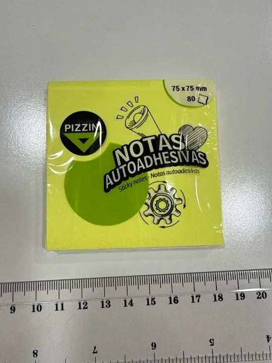 NOTAS ADHESIVAS 75x75mm x80 PIZZINI
