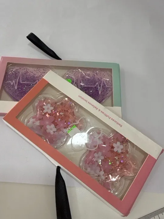 ANTIFAZ DE GEL REUTILIZABLE sin ELASTICO DISEÑOS VARIOS PARA DESINFLAMAR OJERAS