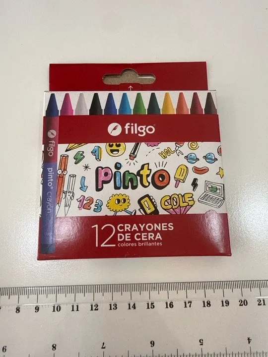 CRAYONES X 12 U DE CERA FILGO