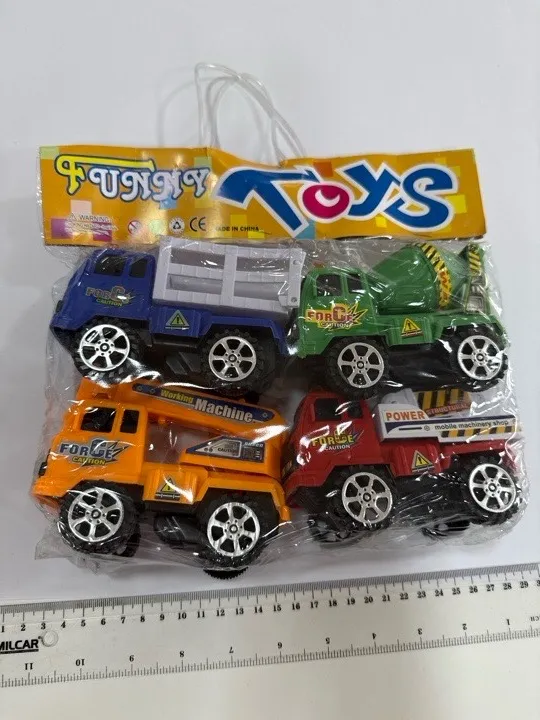 CAMIONES x4 TOYS construccion CAMION
