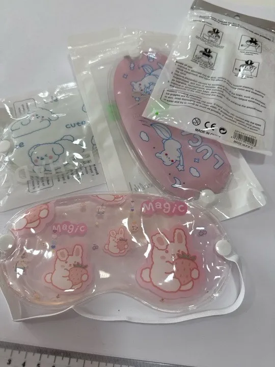 ANTIFAZ DE GEL REUTILIZABLE CON ELASTICO DISEÑOS VARIOS PARA DESINFLAMAR OJERAS