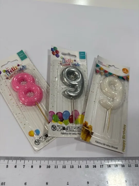 VELAS DE CUMPLEAÑOS CONSULTAR POR TU NUMERO