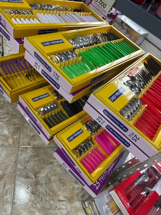 CUBIERTOS EN CAJA X25 PCs