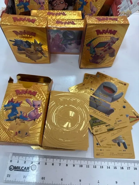 CARTAS DORADAS POKEMON CAJITA