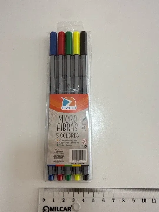 MICROFIBRAS X5 colores 0,4mm