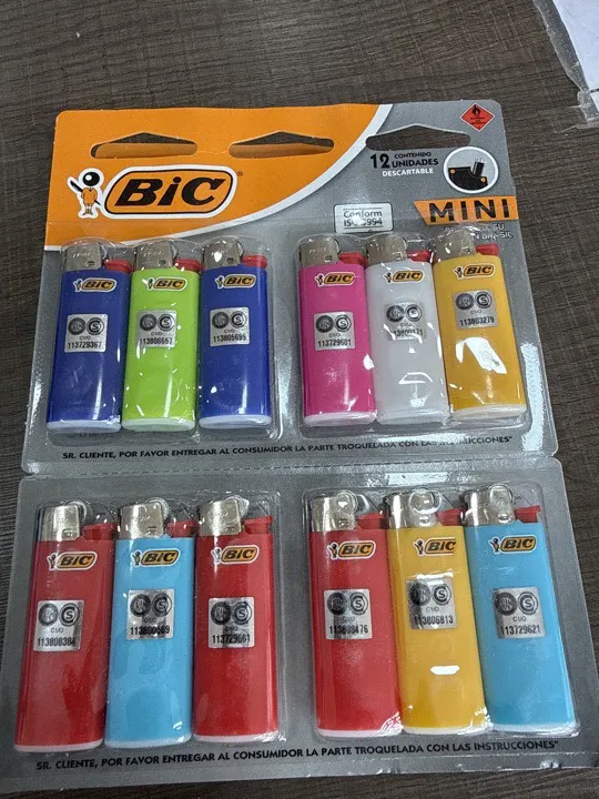 ENCENDEDORES MINI BIC