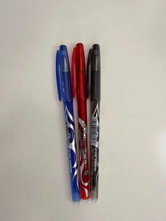 LAPICERAS BORRABLES X 3 (mix de 3 colores)