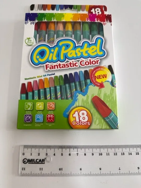 CRAYONES PASTEL X18 colores
