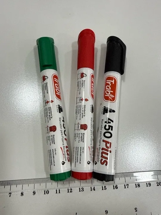 MARCADORES DE PIZARRA RECARGABLE  TRABI 450 PLUS RECARGABLE