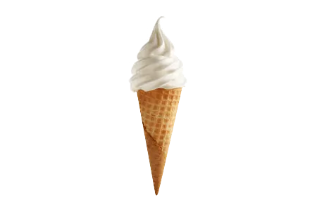 Cono de Helado de Vainilla
