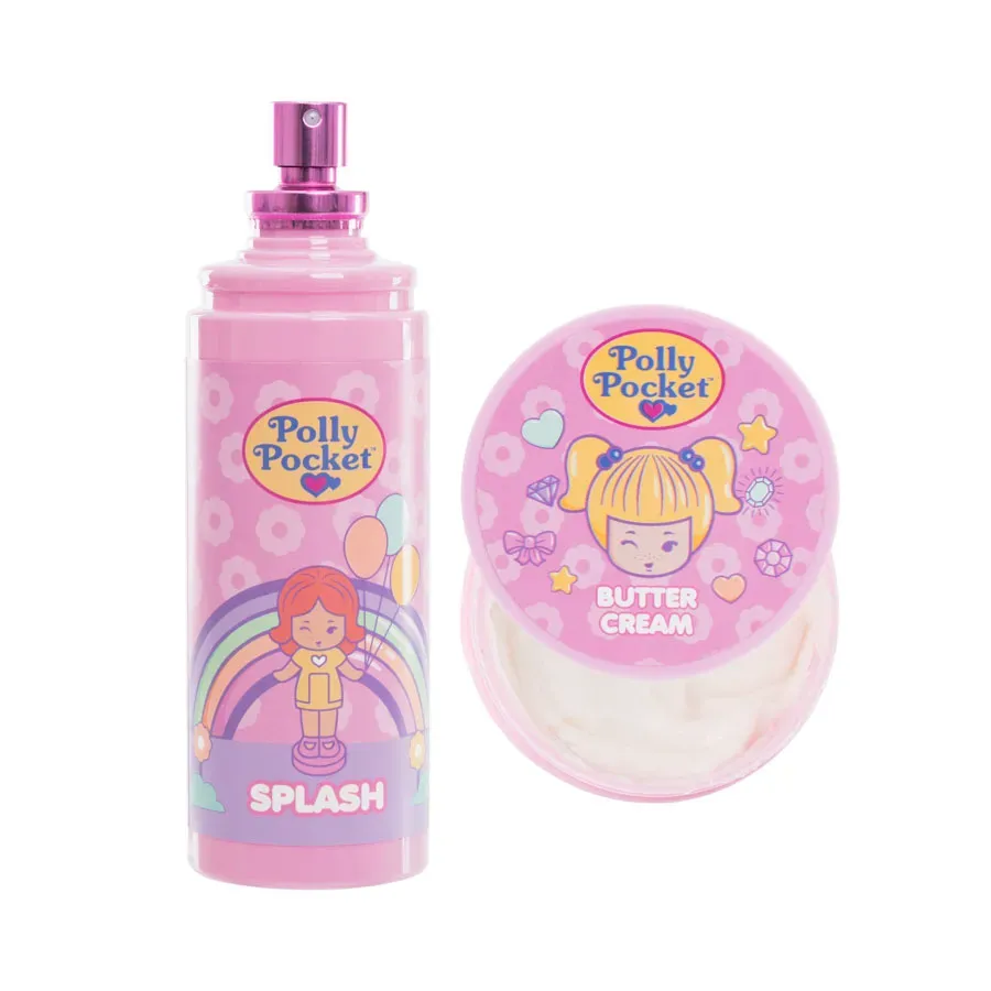Kit Corporal Polly Pocket Rosado - Trendy