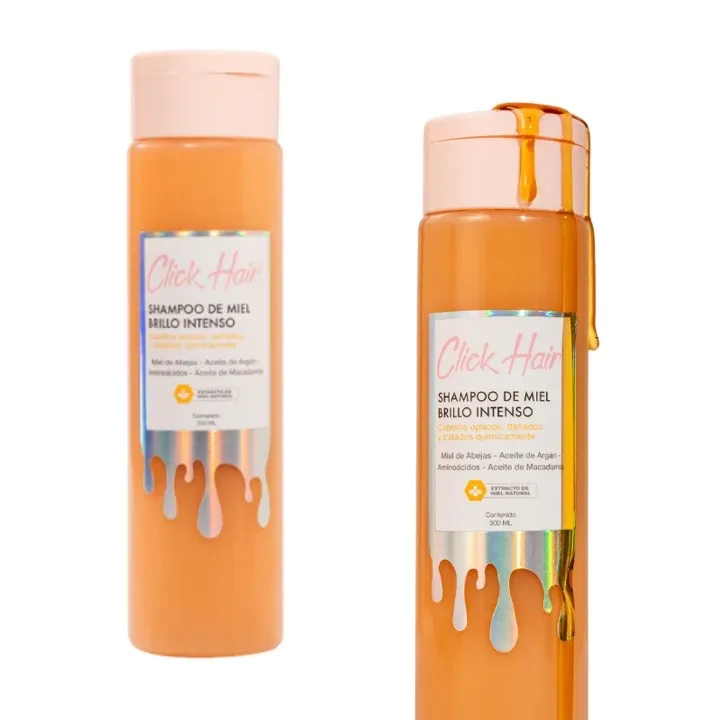 Shampoo De Miel Brillo Intenso 300Ml Click Hair