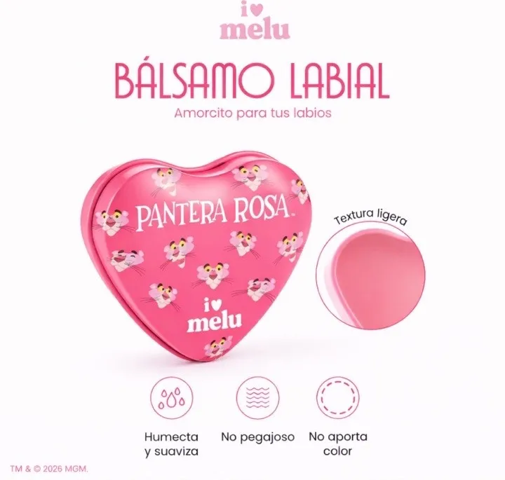 Balsamo Pantera Rosa Corazon Melu
