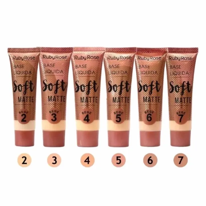Base Alta Cobertura Soft Mate Piel Media Ruby Rose - 6